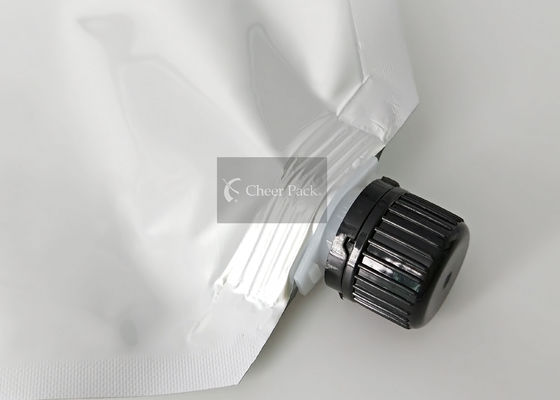 کیف چرمی سیاه و سفید برای پوشش پلاستیکی کیسه مایع، اندازه سفارشی