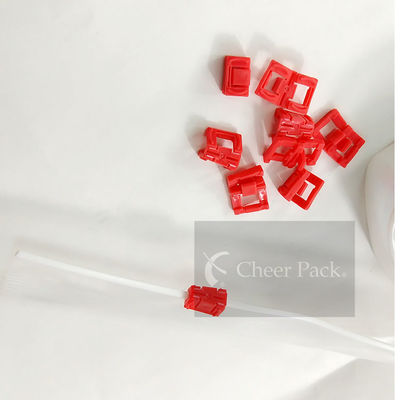 5 کیلوگرم PP قفل فایل های فشرده زیپ رنگ قرمز برای کیسه های پلاستیکی، زیپ قفل کیسه