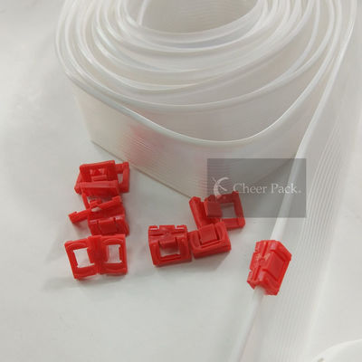5 کیلوگرم PP قفل فایل های فشرده زیپ رنگ قرمز برای کیسه های پلاستیکی، زیپ قفل کیسه