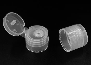 درجه مواد غذایی درب بطری پلاستیکی براق با قطر داخلی 20 میلی متری شفاف