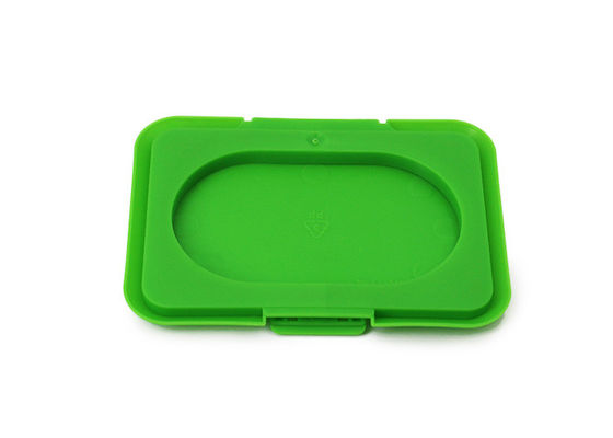 جعبه پاک کننده دستمال مرطوب و پلاستیکی سبز پلاستیکی طول کلاهک 79.5 میلی متر