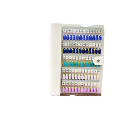 کیفیت  Magnetic Acrylic Color Card Book for Nail Art Preform Tool for Creating Style with Polish Glue Display Sample کارخانه