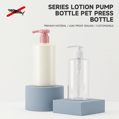 کیفیت  250ml 300ml 500ml PET Lotion Pump Bottle | Cosmetic Shampoo Packaging Supplier | Multi-size cylinder PET bottle, 24 thread neck, leak-proof. Custom color & logo for shampoo, body wash, skincare liquid کارخانه
