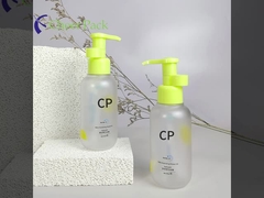 بطری شامپو با کف گرد بسته بندی فشار بطری روغن حمام بطری پلاستیکی شستشو و ژل دوش