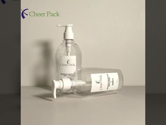 بطری های پمپ 300 میلی لیتر پلاستیکی و لوکس سفید شفاف سیاه برای شامپو لوشن صورت