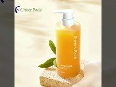 فشن لوکس 400 میلی لیتر بطری پیت بیضوی سفارشی بسته بندی برای روغن پاک کننده آرایش