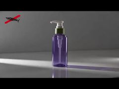 بطری پمپ PET بنفش شفاف