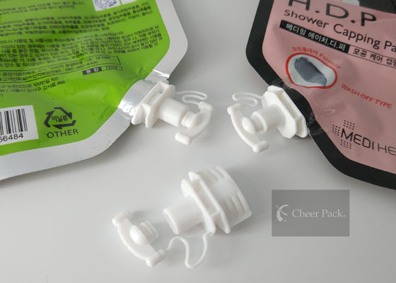 جعبه محافظ سفید پلاستیکی Twist Capame 22Mm حجم مهر و موم حرارتی، OEM / ODM موجود است