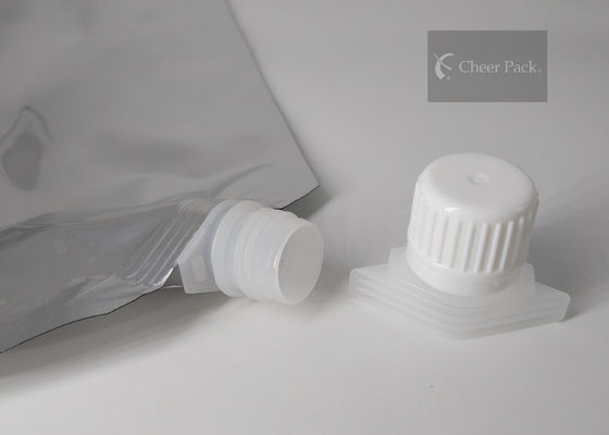 پکیج پک 16 میلیمتری رنگ سفید پلاستیکی سوپاپ کلاه مواد غذایی درجه مواد