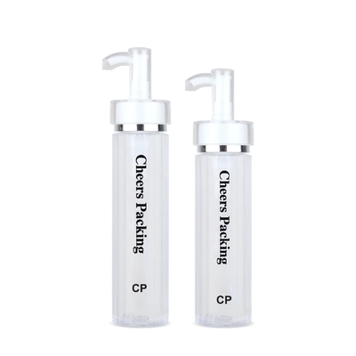 140ML بطری های آرایشی PET برای لوشن، روغن ضروری با پمپ بطری های آرایشی PET عمده فروشی