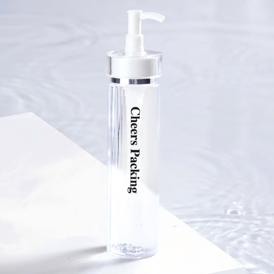 140ML بطری های آرایشی PET برای لوشن، روغن ضروری با پمپ بطری های آرایشی PET عمده فروشی