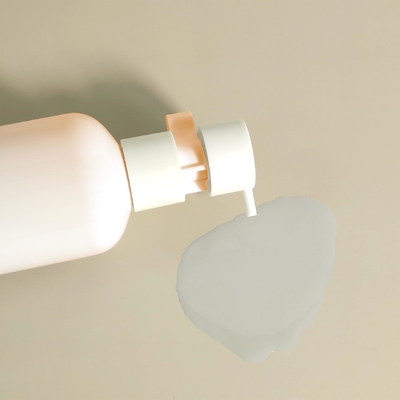 250ml Flip Top Cap HDPE شیمپو پلاستیکی مراقبت از نوزادان پمپ لوشن بطری صورتی برای بسته بندی آرایشی