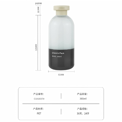 بطری شامپو رنگی سفارشی PET 200ml 300ml 500ml بطری شامپو فشار