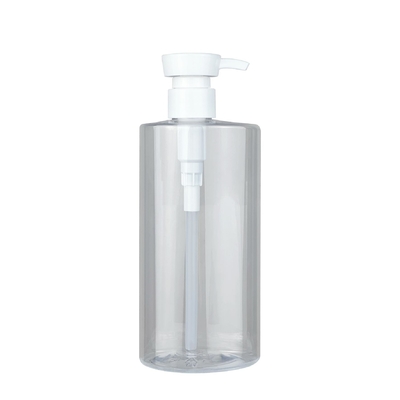طراحی جدید ظرف های آرایشی 150 میلی لیتر/500 میلی لیتر بسته بندی مراقبت از پوست بطری PET سفید با پمپ لوشن