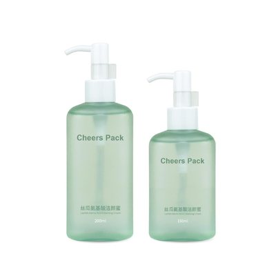 سبز لوکس 50ml 100ml 450ml بطری های پلاستیکی لوشن آرایشی دور مواد PP فشار پمپ فشار بطری های شامپو مراقبت از پوست