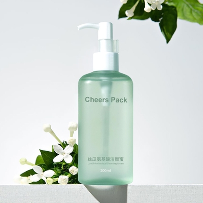 سبز لوکس 50ml 100ml 450ml بطری های پلاستیکی لوشن آرایشی دور مواد PP فشار پمپ فشار بطری های شامپو مراقبت از پوست