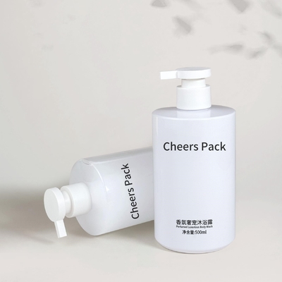 لوگو سفارشی لوازم آرایشی بسته بندی لوشن بطری 210ml 350ml 500ml مراقبت از پوست بسته بندی لوشن بطری