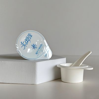 فنجان‌های آرایشی ۱۲ میلی‌لیتری PP با درپوش فویلی آلومینیومی برای کرم و لوسیون