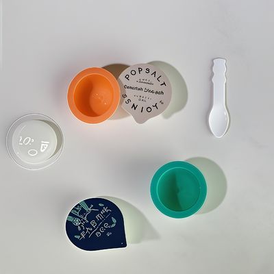 10 میلی لیتر پی پی نصف کره ای ژله ای جام برای لوازم آرایشی سفارشی