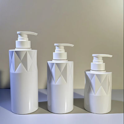 بطری آرایشی PET با شکل شیشه ای با پمپ فشاری و لوگوی سفارشی حداقل سفارش 5000 عدد، تحویل 15-35 روز