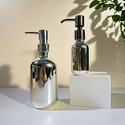 بطری PET لوکس با ظرفیت 100 میلی لیتر و شکل بمب برای مراقبت از مو، مراقبت از پوست، سرم، شامپو، بدن شویی، کرم صورت