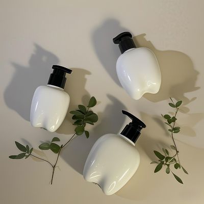 بطری پلاستیکی 100-250 میلی لیتری با شکل دندان و پمپ فشاری برای شستشوی دست، لوسیون مو، ضدعفونی کننده دست، لوگوی قابل تنظیم