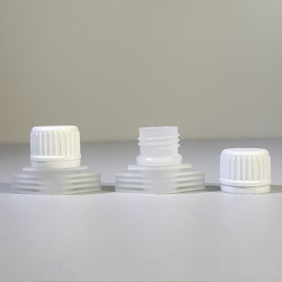 درپوش پیچی پلاستیکی 16 میلی متری PE قابل حمل و بادوام با درپوش های لوله ای بالایی برای مواد غذایی ایمن برای بسته بندی انعطاف پذیر نوشیدنی ها