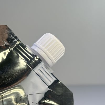 درپوش پیچی پلاستیکی 16 میلی متری PE قابل حمل و بادوام با درپوش های لوله ای بالایی برای مواد غذایی ایمن برای بسته بندی انعطاف پذیر نوشیدنی ها