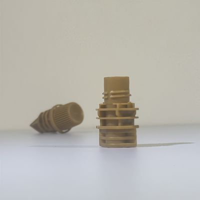 درب پیچی پلاستیکی پلی اتیلن 10 میلی متری درجه مواد غذایی با درپوش لولایی و دهانه خروجی، لبه ایمن برای محصولات ژله ای کودکان، بسته بندی کیسه ای انعطاف پذیر