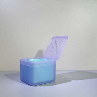 100 ورق پنبه‌ای مراقبت از پوست سفارش عمده شیشه‌های پلاستیکی با آستر PP قابل جدا شدن درجه غذایی برای برندهای لوازم آرایشی/OEM