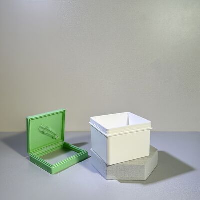 200 ورق پنبه‌ای مراقبت از پوست، ظروف پلاستیکی گرید غذایی برای برندهای لوازم آرایشی OEM/عمده