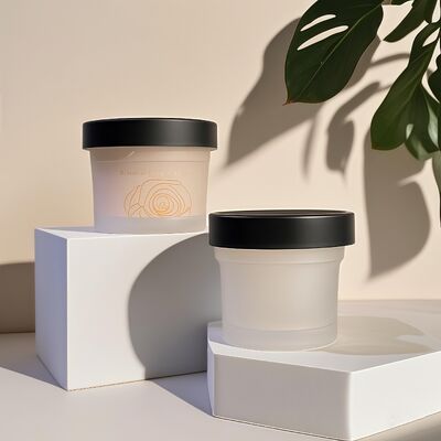 مواد غذایی 50-120ml شیشه پلاستیکی PP مواد پایه حیوانات خانگی برای کرم های آرایشی لوشن بدن میان وعده شیرینی کوکی ژله شیر ذخیره سازی