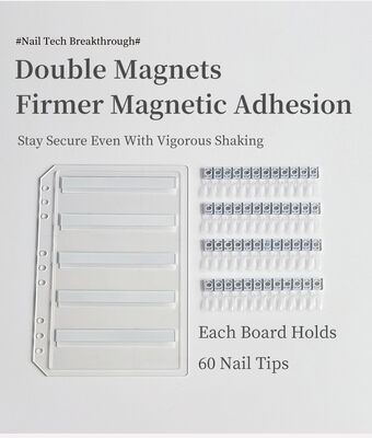صفحه نمایش هنری ناخن مغناطیسی اکریلیک قابل جدا شدن، رنگ‌های گرادیان، ۱۲۰/۱۸۰/۲۴۰ سایه برای ابزار پلاستیکی، لوازم ناخن ژل ناخن