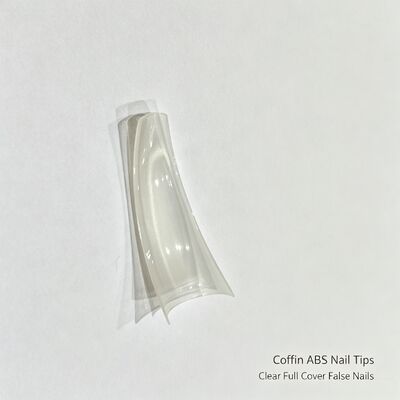نکات ناخن تابوت ABS، پاک کردن ناخن های کاذب کامل برای ترویج ناخن سالن ناخن DIY ناخن هنر و عرضه عمده