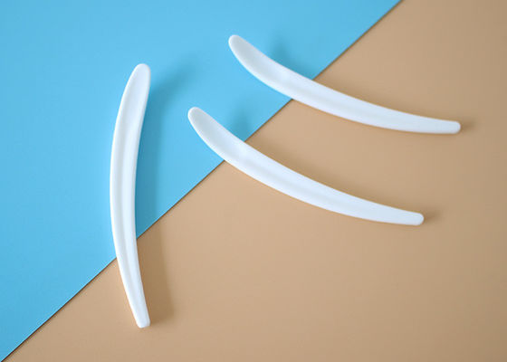 PP 64.8mm کرم صورت خاکستری آرایشی اسپاتولا اسکوپ گل جوانه شکل